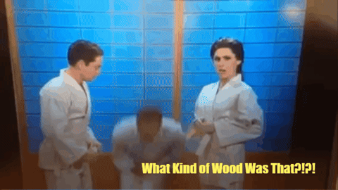 Man And Woman With What Kind Of Wood GIF