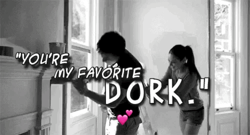 Man and Woman With You're My Favorite Dork