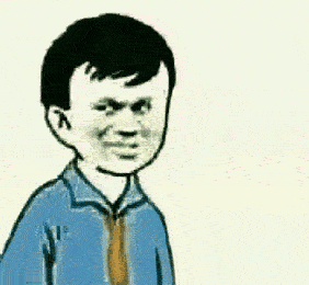 Man Animation Raising Umbrella GIF