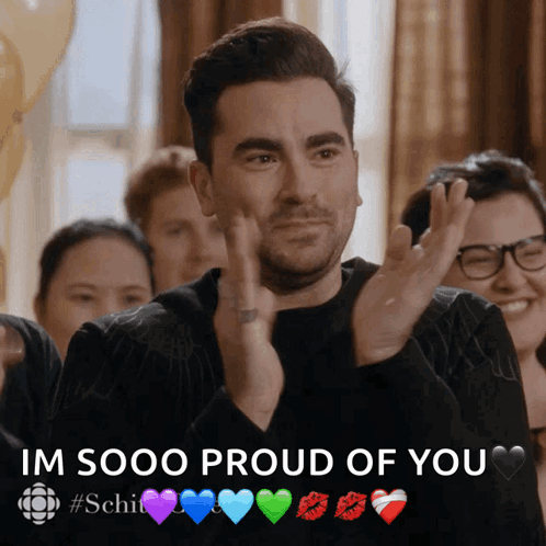Man Applauding Saying Im Sooo Proud of You