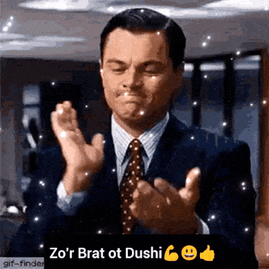 Man Applauds Zo 'r Brat Ot Dushi