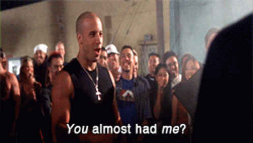Man Asking Crowd You Almost Had Me