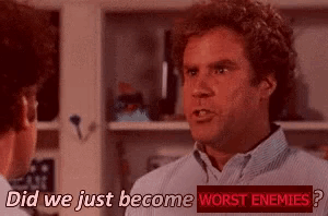 Man Asking Did We Just Become Worst Enemies