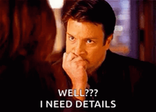 Man Asking For Details GIF