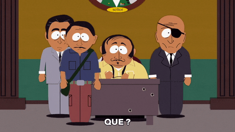 Man Asking Que South Park GIF