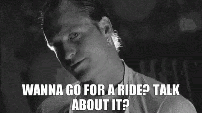 Man Asking Wanna Go for a Ride