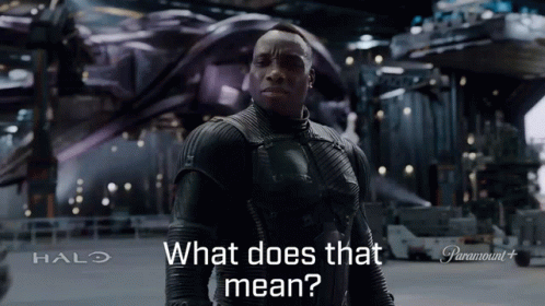Man Asking What Does That Mean Halo Sign