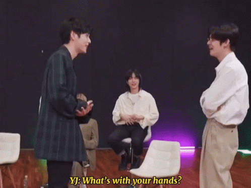Man Asking What's With Your Hands