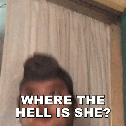 Man Asking Where Is She GIF