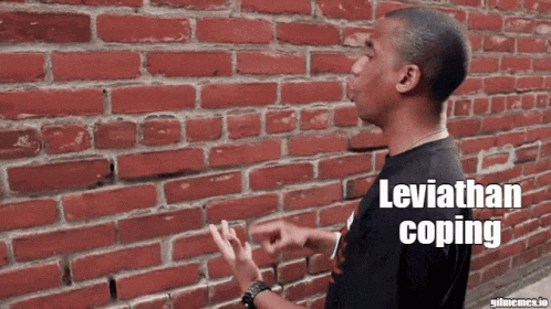 Man at Brick Wall with Leviathan Coping