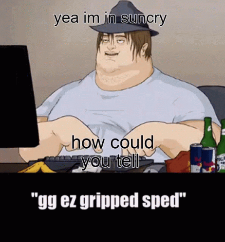 Man at Computer Asking How Could You Tell