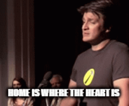 Man At Microphone Home Is Where The Heart Is GIF