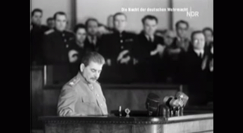 Man At Podium With NDR GIF