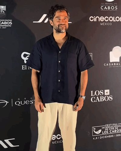 Man At Red Carpet Los Cabos GIF