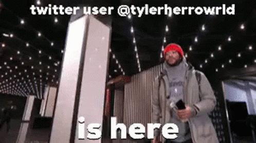 Man At Sign: Twitter User @tylerherrowld Is Here