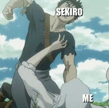 Man Attacked By Another Man Sekiro Me GIF
