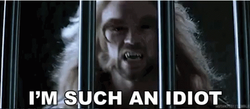 Man Behind Bars Saying Im Such An Idiot GIF