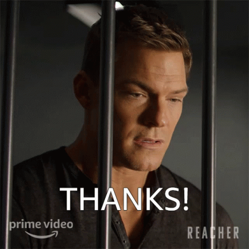 Man Behind Bars Saying Thanks GIF