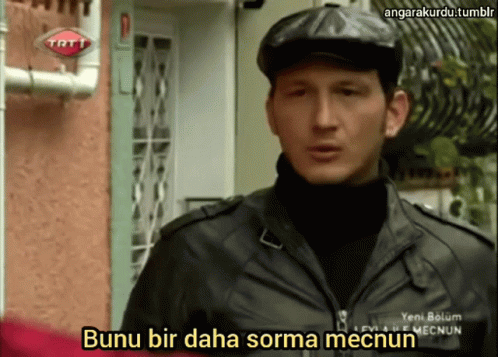 Man Black Hat Black Jacket Bunu Bir Daha Sorma Mecnun