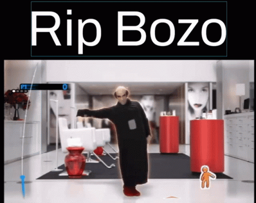 Man Black Red Rip Bozo Rest In Piss GIF