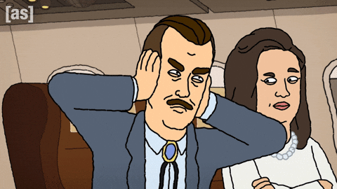 Man Blocking His Ears Royal Crackers GIF