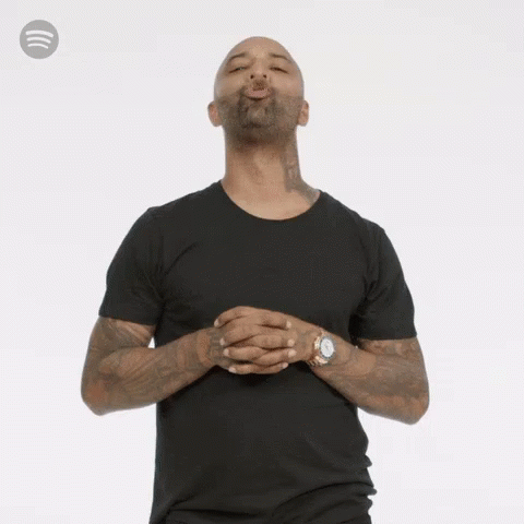 Man Blowing Kiss With Spotify Logo
