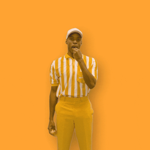 Man Blowing Whistle Game Time GIF