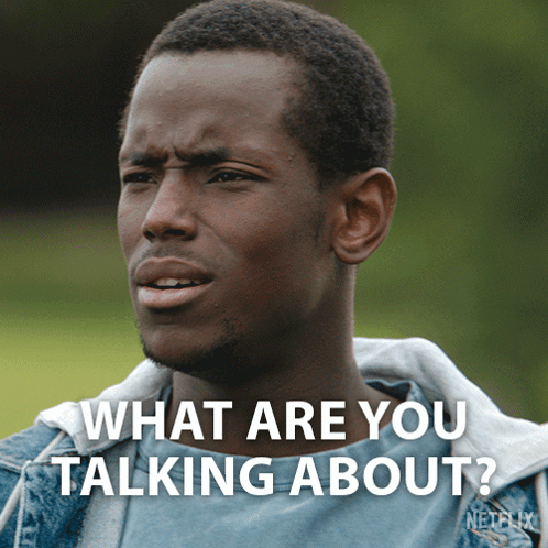 Man Blue Shirt Asked What He's Talking About