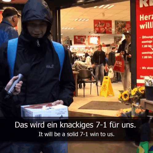 Man Box Sign das wird ein knackiges 7-1