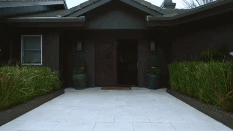 Man Bringing Happy Birthday Balloons GIF