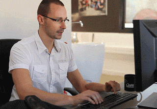 Man Busy Sunday Drinking Coffee GIF