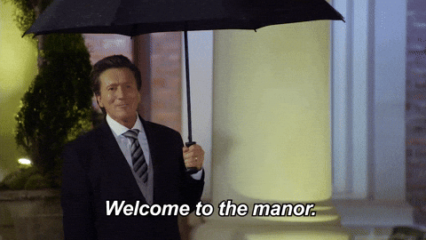 Man Butler Welcome To Manor GIF