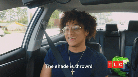 Man Called Out Shade Is Thrown GIF