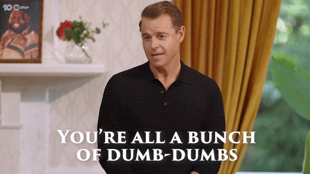 Man Called Out You're All Bunch Of Dumbs GIF