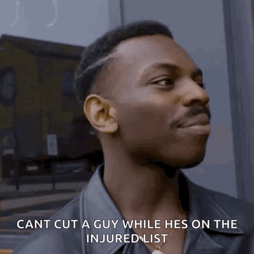Man Can't Cut Guy While He's On Injured List GIF