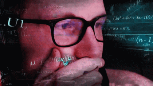 Man Can't Handle Math Meme GIF