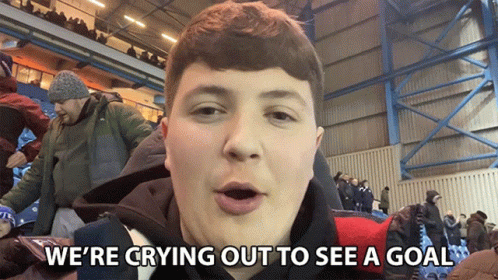 Man Celebrating Goal in Stadium