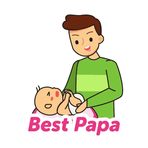 Man Changing Baby Diaper Best Papa