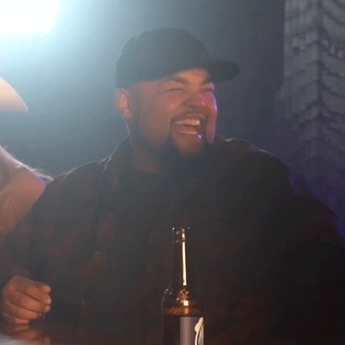 Man Chuckle In The Club GIF