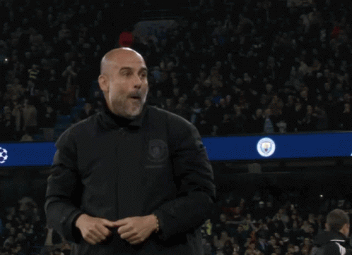 Man City Coach Pep Guardiola GIF