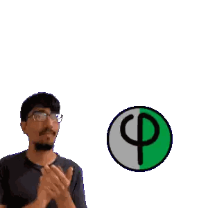 Man Clapping Near Fibonacci Sign
