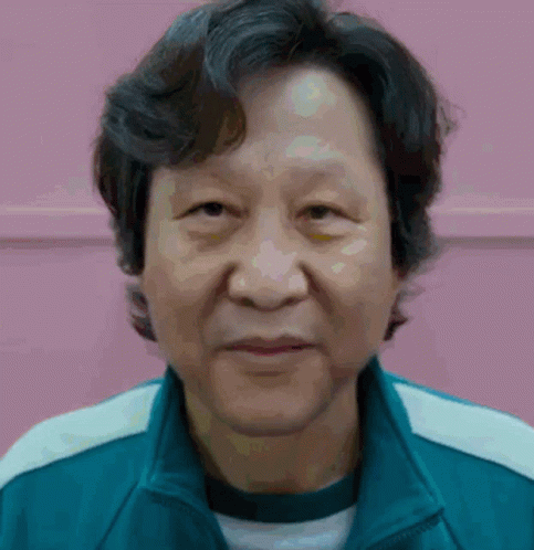 Man Close Up Pink Background Blue Jacket