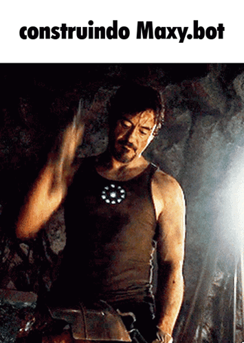 Man Construindo Maxy.bot GIF