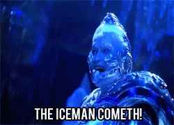 Man Covered in Ice Says Iceman Cometh