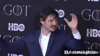 Man Covering Eyes With Got HBO Got Sign