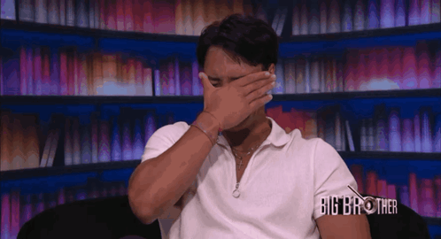 Man Covering Face Big Brother