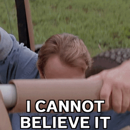 Man Covering Face Saying I Cannot Believe It