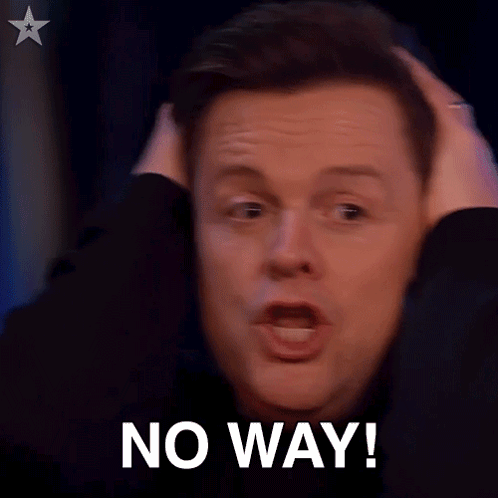 Man Covering Face With No Way