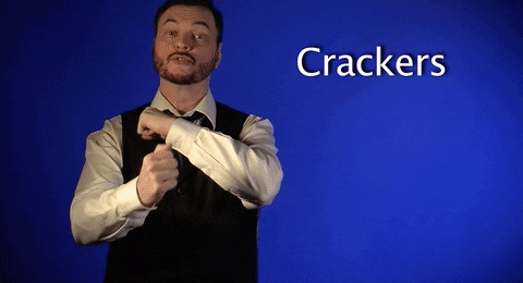 Man Crackers Sign Language GIF