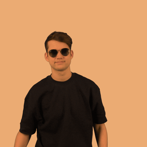 Man Cross Eyed Without Shades GIF